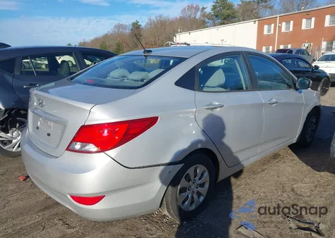 2016 Hyundai Accent Se из США, поврежденный, VIN KMHCT4AE1GU139574